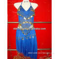 hot sale sexy blue belly dance costume